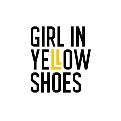 Girl in yellow shoes